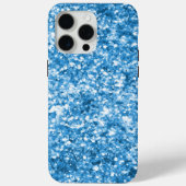 Aqua Blue Jewel Glitzer Case-Mate iPhone Hülle (Rückseite)