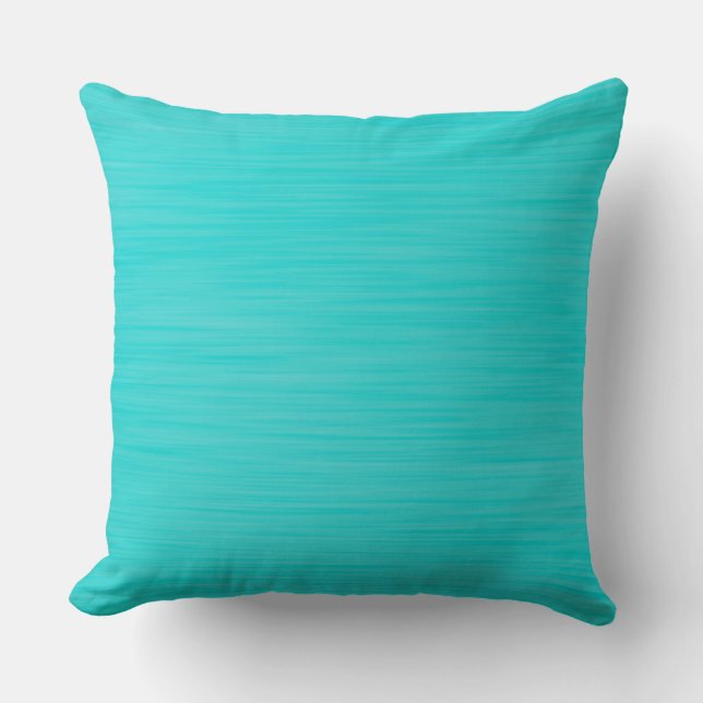 Aqua Blue Kissen (Vorderseite)