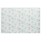 Aqua Blue Kitty Cat Badezimmer Toile Stoff (Fat Quarter (45,7 x 55,9 cm))