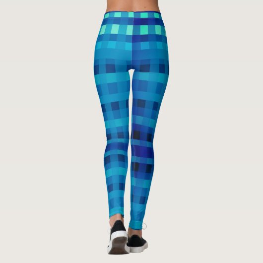 Aqua Blue Leggings (Rückseite)