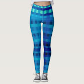 Aqua Blue Leggings (Vorderseite)