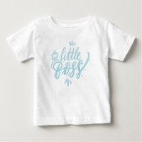 Aqua Blue Little Boss Kalligrafie mit Krone