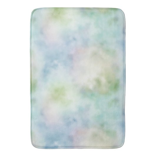 Aqua Blue Mint Mermaid Badematte (Vorderseite Vertikal)