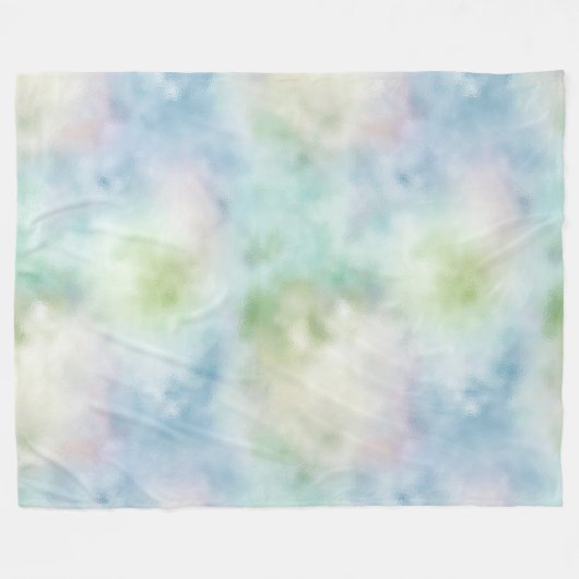 Aqua Blue Minze Fleecedecke (Vorderseite (Horizontal))