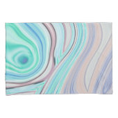 Aqua Blue Minze Green lilac lila pastellfarbener R Kissenbezug (Vorderseite-Rechts)