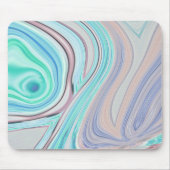 Aqua Blue Minze Green lilac lila pastellfarbener R Mousepad (Vorne)