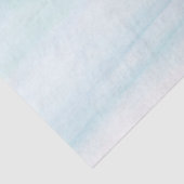 Aqua Blue Minze White Watercolor Streifen Seidenpapier (Detail)