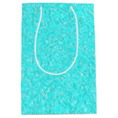 Aqua Blue Mittlere Geschenktüte (Vorderseite)