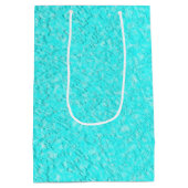 Aqua Blue Mittlere Geschenktüte (Rückseite)