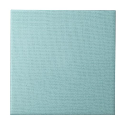 Aqua Blue Moderne Minimalistische Keramik Tile Fliese (Vorderseite)