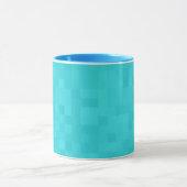 Aqua Blue Mosaic Shimmer Tasse (Zentrum)