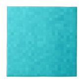 Aqua Blue Mosaic Tile Pattern Fliese (Vorderseite)