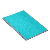 Aqua Blue Mosaic Tile Pattern Notizblock (Rechte Seite)