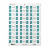 Aqua Blue Musiknotens (Vorne)