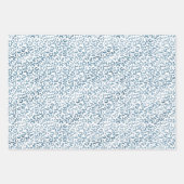 Aqua Blue Navy Ombre Leopard Print Geschenkpapier Set (Vorderseite 2)