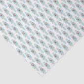 Aqua Blue Nutcracker Toyota Soldier Wasserfarbe Pr Seidenpapier (Detail)