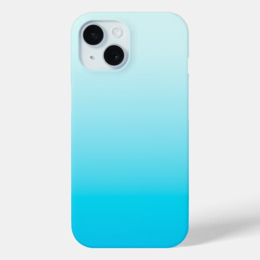 Aqua Blue Obre Hintergrund Case-Mate iPhone Hülle (Rückseite)