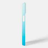 Aqua Blue Obre Hintergrund Case-Mate iPhone Hülle (Rückseite / Rechts)