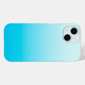 Aqua Blue Obre Hintergrund Case-Mate iPhone Hülle (Rückseite (Horizontal))