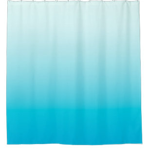 Aqua Blue Obre Hintergrund Duschvorhang