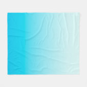 Aqua Blue Obre Hintergrund Fleecedecke (Vorderseite (Horizontal))