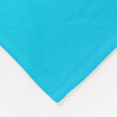 Aqua Blue Obre Hintergrund Fleecedecke (Ecke)