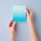 Aqua Blue Obre Hintergrund Flyer (Gruppe)