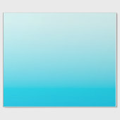 Aqua Blue Obre Hintergrund Geschenkpapier (Flach)