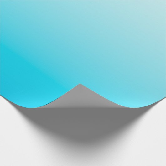 Aqua Blue Obre Hintergrund Geschenkpapier (Ecke)