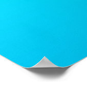 Aqua Blue Obre Hintergrund Poster (Ecke)