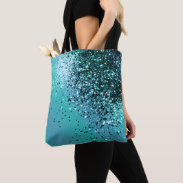 Aqua Blue OCEAN Glitzer #1 #shiny Tasche
