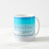Aqua Blue Ocean Guest House Custom Kaffeetasse (VorderseiteRechts)