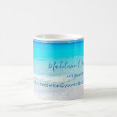 Aqua Blue Ocean Guest House Custom Kaffeetasse (Mittel)
