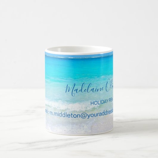 Aqua Blue Ocean Guest House Custom Kaffeetasse (Mittel)