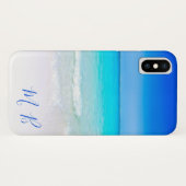 Aqua Blue Ocean Sea Sky Urlaub Reisen Case-Mate iPhone Hülle (Rückseite (Horizontal))
