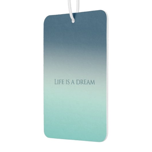 Aqua Blue Ombre Autolufterfrischer (Links)