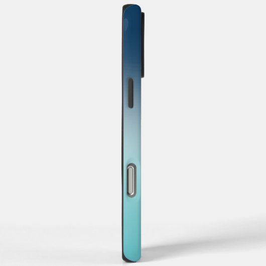 Aqua Blue Ombre Case-Mate iPhone Hülle (Rückseite / Rechts)