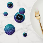 Aqua blue Ombre Glitzer Glitzern Sweet 16 Konfetti (Gruppe)