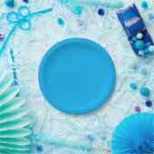 Aqua Blue Pappteller (Party)
