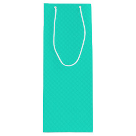 Aqua Blue Pattern Geschenktüte Für Weinflaschen