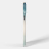 Aqua Blue Pearly Lumineszenz Case-Mate iPhone Hülle (Rückseite / Rechts)