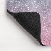 Aqua Blue Pink ombre Sea Galaxy abstrakt Mousepad (Ecke)
