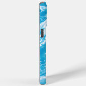 Aqua Blue Pool Water Muster Case-Mate iPhone Hülle (Rückseite / Rechts)