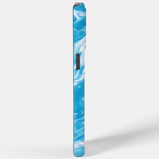 Aqua Blue Pool Water Muster Case-Mate iPhone Hülle (Rückseite / Rechts)