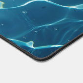 Aqua Blue Pool Water Muster Schreibtischunterlage (Ecke)