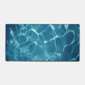 Aqua Blue Pool Water Muster Schreibtischunterlage (Vorderseite)