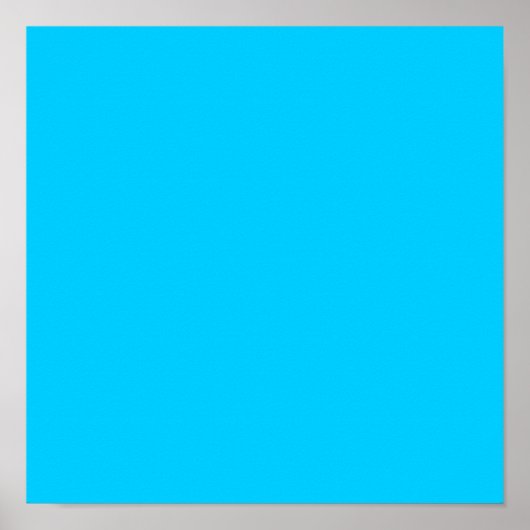 Aqua Blue Poster (Vorne)