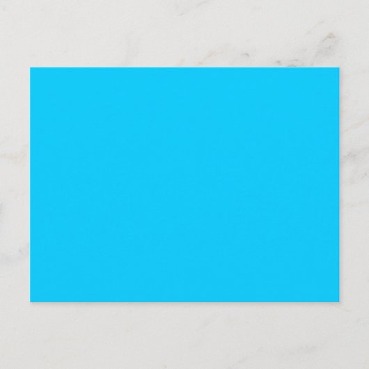 Aqua Blue Postkarte (Vorderseite)