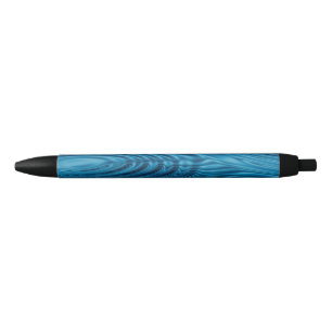 Aqua Blue Ripples Kugelschreiber