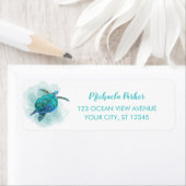 Aqua Blue Rücksendeadresse (Insitu)